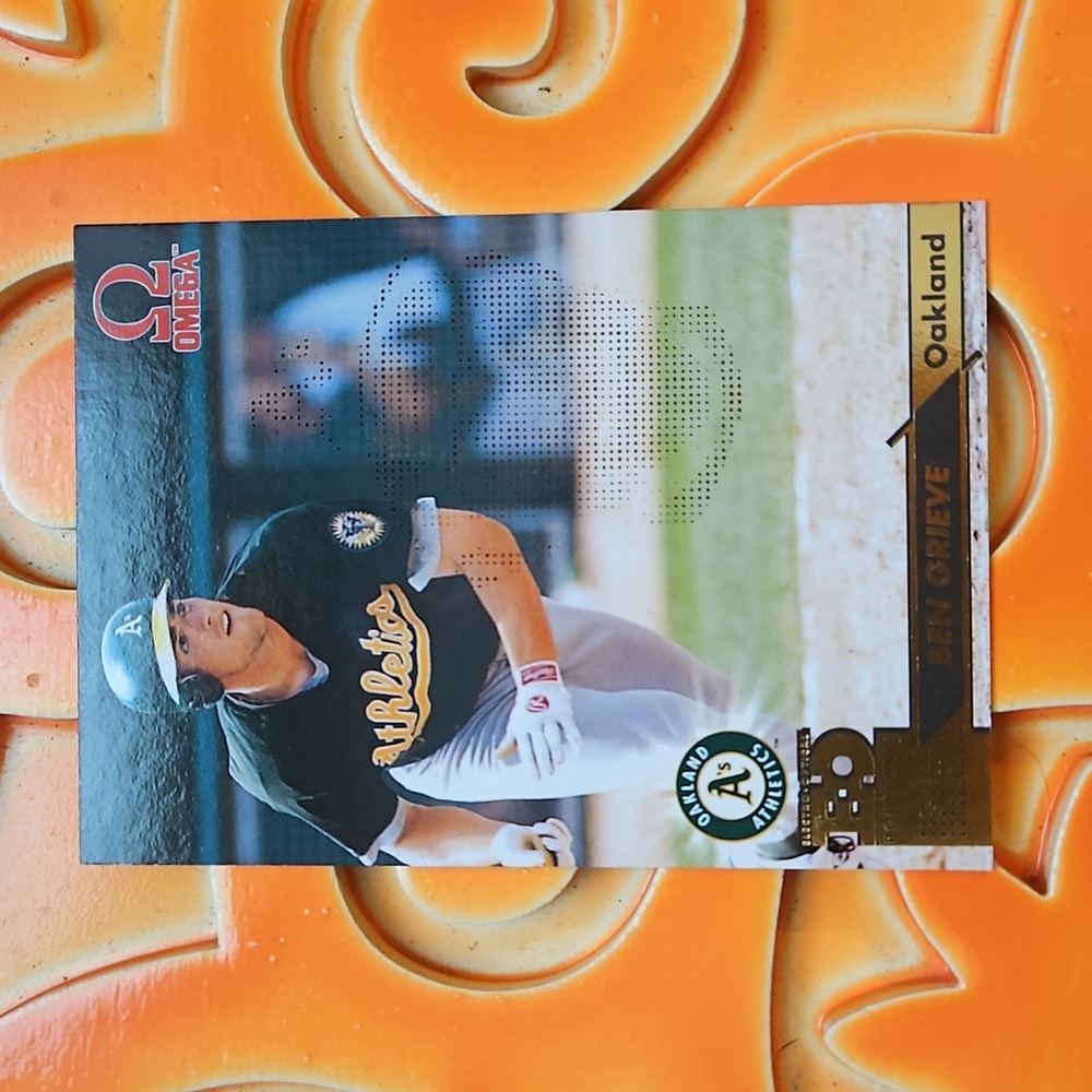 1998 Oakland Athletics Omega Ben Grieve #6 card